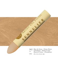 Sennelier pastela olejna 242 chrome brown