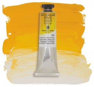 SENNELIER RIVE GAUCHE 40ML 541 CADMIUM YELLOW MEDIUM HUE - farba olejna szybkoschnąca