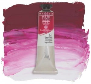 SENNELIER RIVE GAUCHE 40ML 671 HELIOS PURPLE - farba olejna szybkoschnąca