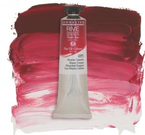 SENNELIER RIVE GAUCHE 40ML 695 ALIZARIN CRIMSON - farba olejna szybkoschnąca