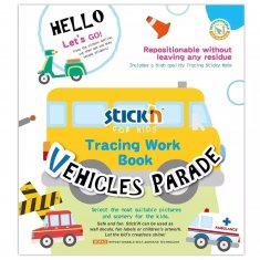 STICK'N KSIĄŻECZKA DO TWORZENIA NAKLEJEK AUTA