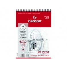 SZKICOWNIK CANSON STUDENT A3 90G 50 ARK. NA SPIRALI