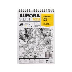 SZKICOWNIK NA SPIRALI LIGHT AURORA 90G 50 ARK. 11X16 CM