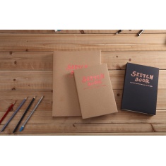 Szkicownik okładka kraft 210x290mm, 100gsm, 120k POTENTATE