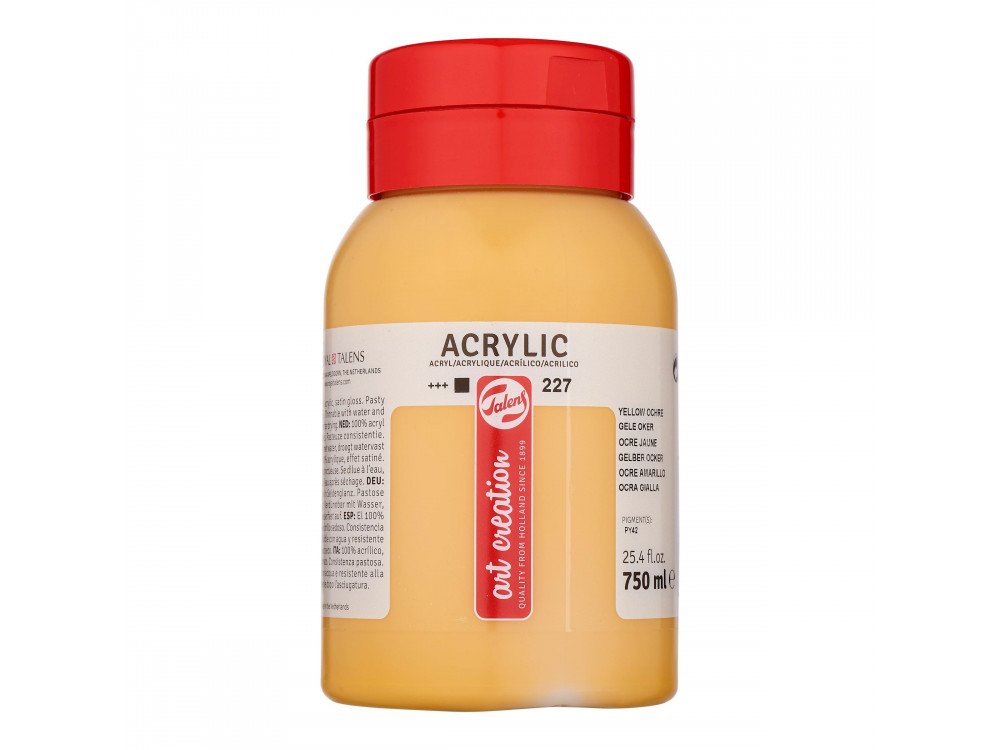 TALENS ART CREATION 750ML 227 - YELLOW OCHRE - farba akrylowa