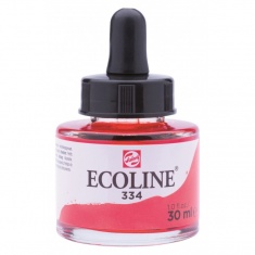 TALENS ECOLINE 30 ml 334 - SCARLET - koncentrat farby wodnej w pojemniku z pipetą