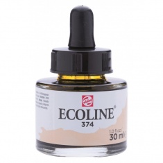 TALENS ECOLINE 30 ml 374 - PINK BEIGE - koncentrat farby wodnej w pojemniku z pipetą