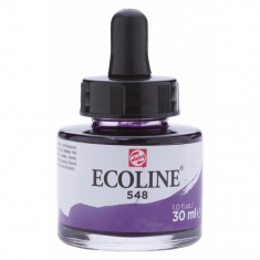 TALENS ECOLINE 30 ml 548 - BLUE VIOLET - koncentrat farby wodnej w pojemniku z pipetą