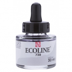 TALENS ECOLINE 30 ml 738 - COLD GREY LIGHT - koncentrat farby wodnej w pojemniku z pipetą