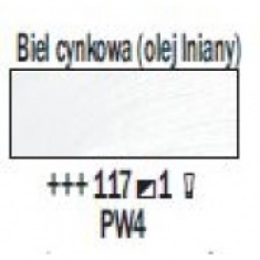 TALENS REMBRANDT 40ML 117 - ZINC WHITE(L.) - farba olejna