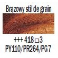 TALENS REMBRANDT 40ML 418 - STIL DE GRAIN BROWN - farba olejna