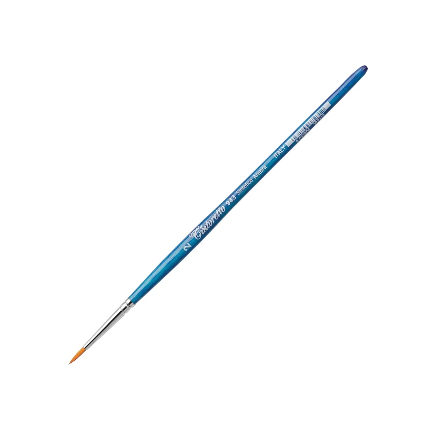 Tintoretto Pędzel Syntetyczny Amber seria 943 Okrągły 2