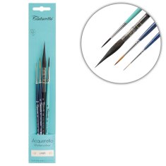 Tintoretto Pędzle Liner na Blistrze 4 szt. do akwareli