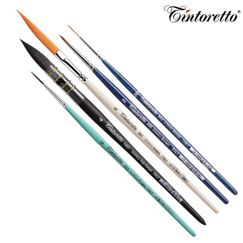 Tintoretto Zestaw Essential Akwarela PREMIUM 9003 komplet 5 pędzli