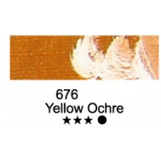 Tuba 50ml farby olejnej Marie's 676 YELLOW OCHRE