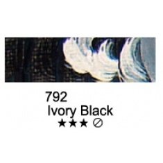 Tuba 50ml farby olejnej Marie's 792 IVORY BLACK