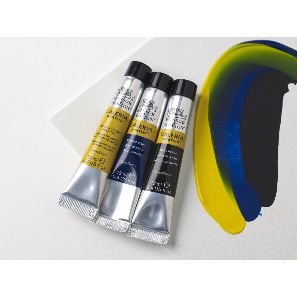 W&N GALERIA ACRYLIC set 20x12ml - zestaw farb akrylowych