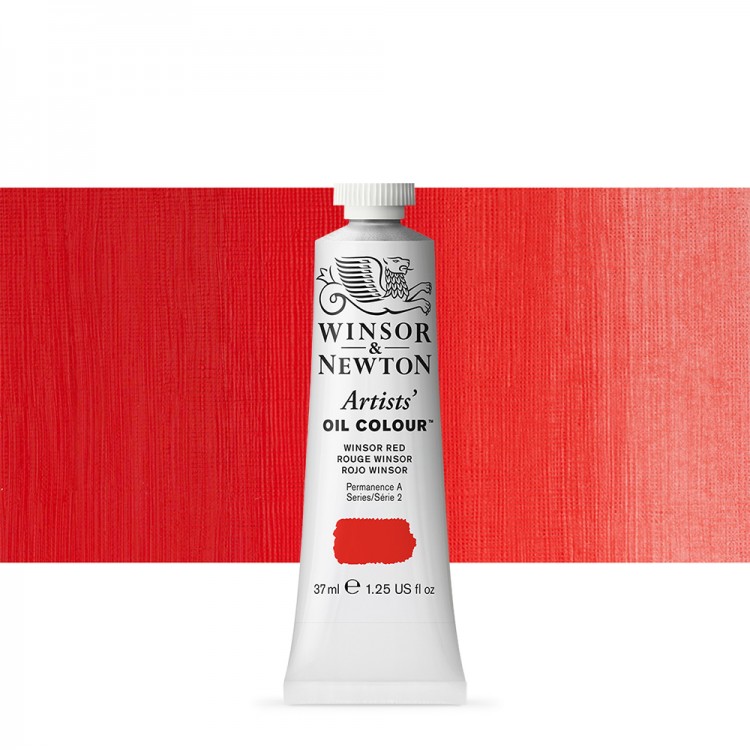 WINSOR & NEWTON ARTISTS\' 37ML - WINSOR RED - farba olejna