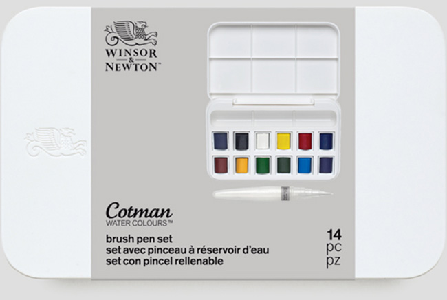 Winsor & Newton COTMAN ZESTAW BRUSH PEN SET