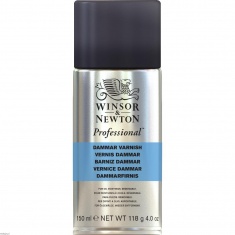 WINSOR & NEWTON DAMMAR VARNISH SPRAY 400ML - WERNIKS DAMAROWY MOCNO BŁYSZCZĄCY