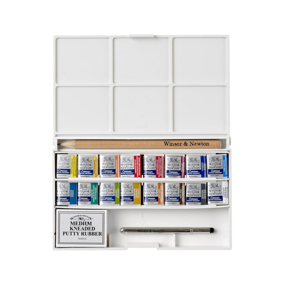 Winsor & Newton Farby akwarelowe COTMAN DELUXE SKETCHERS\' POCKET BOX