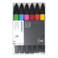 WINSOR & NEWTON PROMARKER ZESTAW 6 SZT. VIBRANT TONES