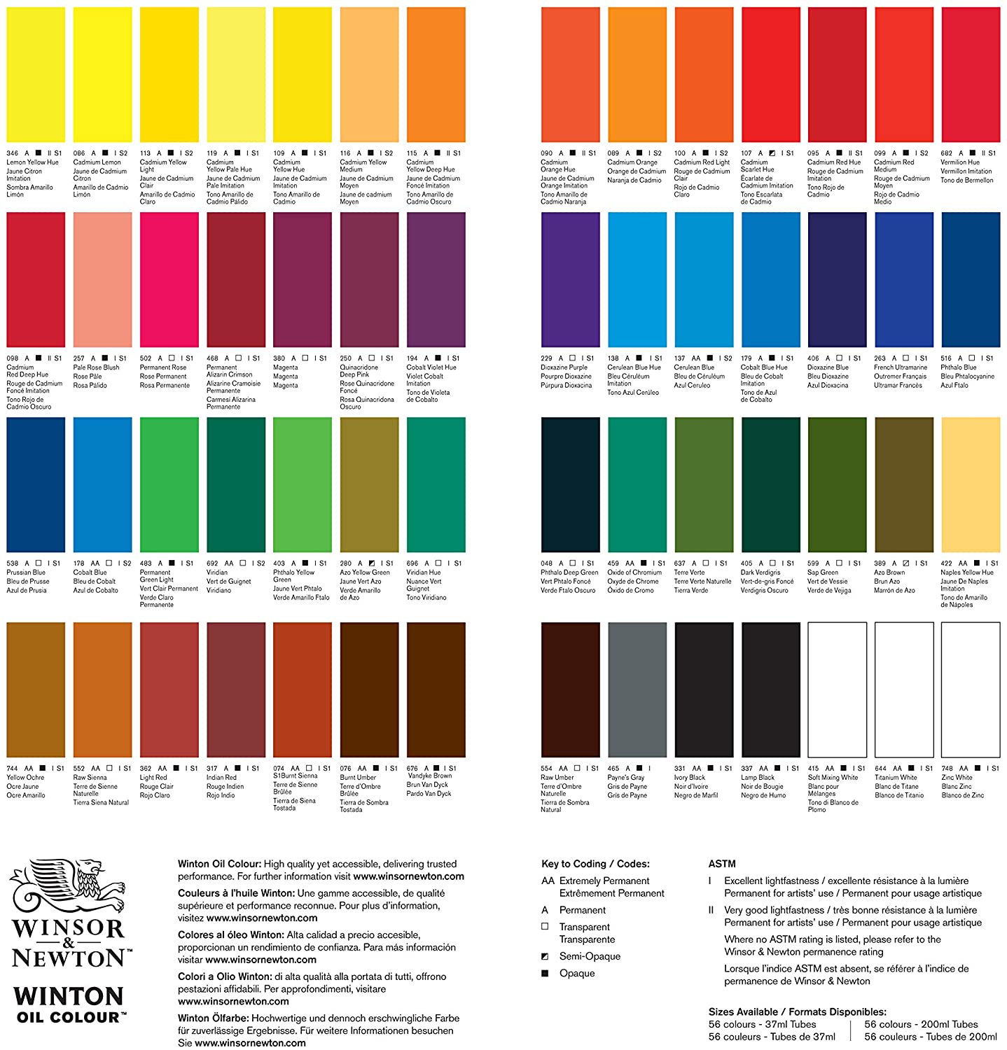 WINSOR & NEWTON WINTON 37ML -389 AZO BROWN - farba olejna