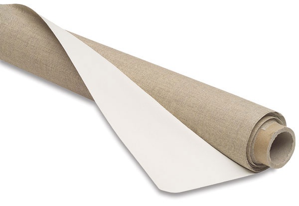 Zagruntowane bawełniane płótno malarskie w roli 2,1x10m (2008)
