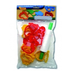 Zestaw foremek z wałkiem do ciastoliny JOVI